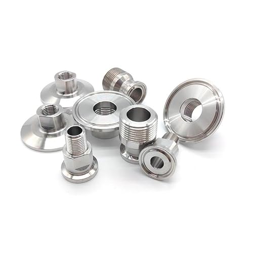 TNGNMGVSJ 1pc Female Thread 1 inch Ferrule 50.5mm Stainless Steel Three Clamp Homemade Water Oil TNGNMGVSJ 1pc Female Thread 1 inch Ferrule 50.5mm Stainless Steel Three Clamp Homemade Water Oil von TNGNMGVSJ