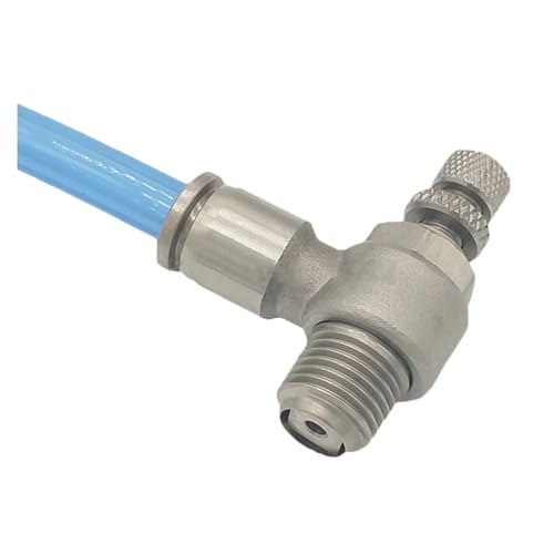 TNGNMGVSJ 3/8" BSP x 8mm Push In Air Speed Control Valve Throttle Pneumatic 304 Stainless von TNGNMGVSJ