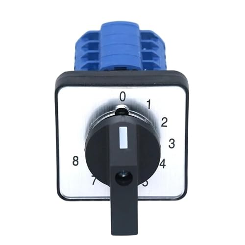 TNGNMGVSJ SZW26/LW26-20/0-8.4 20A 4 Poles 64mm Panel 0-8 9 Gears Connected Cam Reversing Changeover Switch Controllers von TNGNMGVSJ