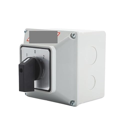 TNGNMGVSJ SZW26/LW26-32 32A 3 Position 2 Phase 8 Screws Automatic Changeover Rotary Knob Cam Switch with Box von TNGNMGVSJ