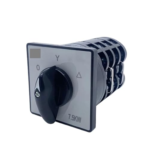 TNGNMGVSJ Star Delta Rotary Cam Switch Start Dual Speed Electronic Starter High and Low Switching 40A Transfer HZ5-40/7.5KW M07 von TNGNMGVSJ