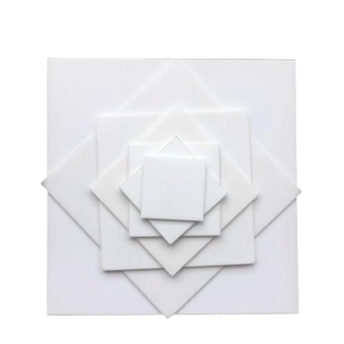 1 Stück Bornitrid-Keramikplatte – 50 x 50/100 x 100 mm, 5–30 mm Dicke, hervorragende elektrische Isolierung(100X100X25mm) von TNGYTY