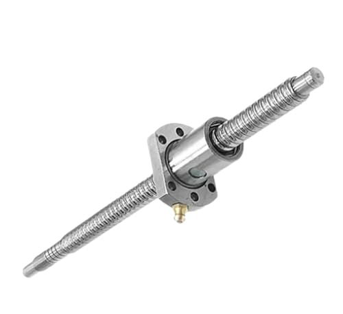 1 Stück SFU1204 C7 Kugelumlaufspindel, 12 mm, 4 mm Steigung, Edelstahl, Präzision for CNC-3D-Drucker und Automatisierungssysteme(400mm) von TNGYTY