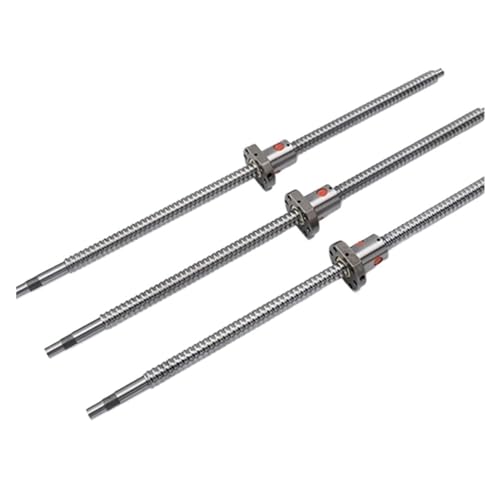 1 Stück SFU1610 C7 Kugelumlaufspindel 200–800 mm, Flanschmutter BK/BF12-Enden for CNC- und 3D-Druckautomatisierung – Präzisionsgrad ±52 μm/300 mm(300mm) von TNGYTY