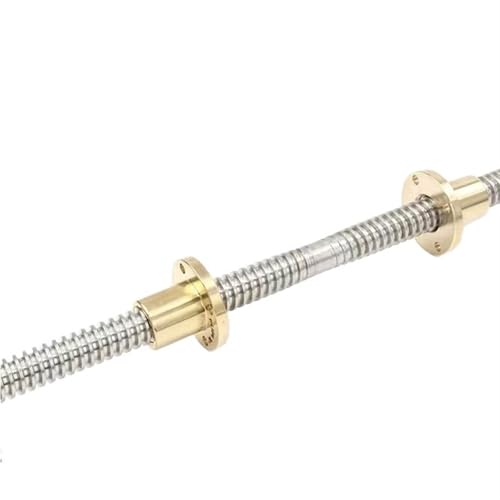 1 Stück T8 8-mm-Leitspindel mit doppeltem Links-/Rechtsgewinde – 304 SS for 3D-Drucker und CNC-Maschinen – Längenoptionen von 100–1000 mm(400mm) von TNGYTY