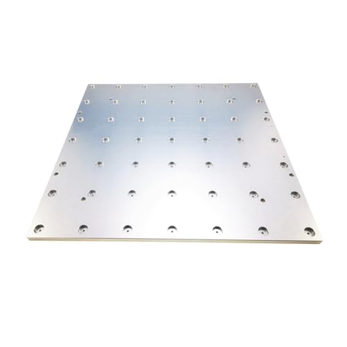 1 Stück Z-Achsenplatte for 2.4 R2 3D-Drucker – eloxierte Heizbett-Stützplatte aus Aluminium, kompatibel mit Ender 3/3S/Pro(355x355x8mm) von TNGYTY
