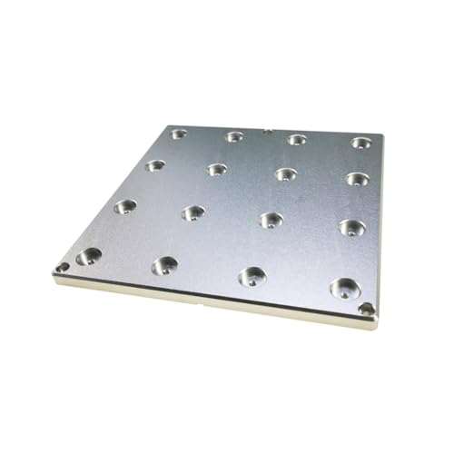1 Stück eloxierte Aluminium-Heißbett-Stützplatte for 3D-Drucker – 150 x 150 x 8 mm, kompatibel mit Ender 3/3S/Pro von TNGYTY