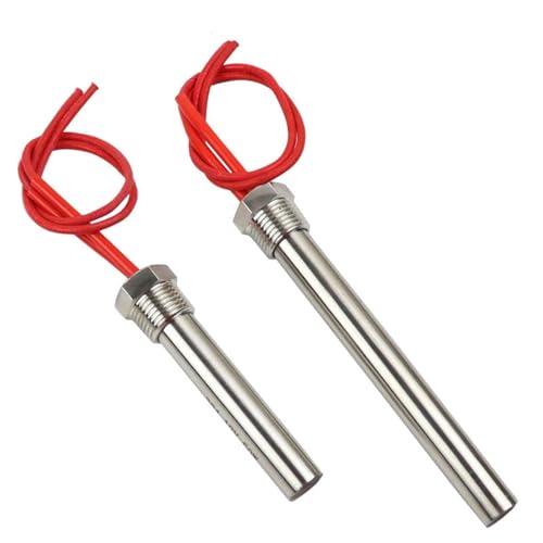 2 Stück 220 V Heizpatrone DN20 Rohr-Tauchheizelement zur Warmwasserbereitung – 0,25 kW bis 2 kW(0.5kw 20x150mm) von TNGYTY