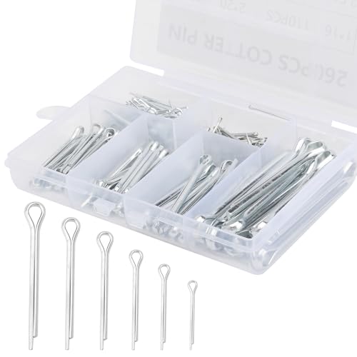 TNSLAND 260 Stück Splinte Sortiment Sicherungssplinte Splint Set Federsplinte Klappsplinte Federstecker mit Sortimentskasten Splinte Set Edelstahl M1 M2 M2.5 M3 M4 M5 für Autos Wohnmobile Gartengeräte TNSLAND 260 Stück Splinte Sortiment Sicherungssplinte Splint Set Federsplinte Klappsplinte Federstecker mit Sortimentskasten Splinte Set Edelstahl M1 M2 M2.5 M3 M4 M5 für Autos Wohnmobile Gartengeräte von TNSLAND