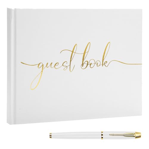 TNSLAND Gästebuch Hochzeit Hochzeitsalbum Hochzeitsbuch Gästebuch Babyparty Gästebuch Polterabend Gästebuch Geburtstag Gästebuch Taufe Gästebücher 100 Blanko Seite Hochzeitsgästebuch mit Stift Weiß TNSLAND Gästebuch Hochzeit Hochzeitsalbum Hochzeitsbuch Gästebuch Babyparty Gästebuch Polterabend Gästebuch Geburtstag Gästebuch Taufe Gästebücher 100 Blanko Seite Hochzeitsgästebuch mit Stift Weiß von TNSLAND