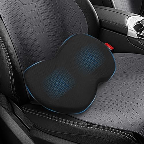 TNSLAND Keilkissen Auto Ergonomisches Sitzkissen Auto Keilkissen Autositz Sitzerhöhung Erwachsene Memory Foam Sitzkissen Fahrersitz Schmerzlinderung Sitzkeilkissen für Auto Bürostuhl Schwarz von TNSLAND