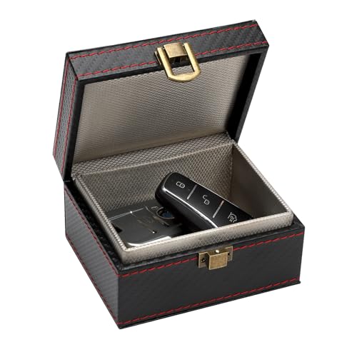 TNSLAND Keyless Go Schutz Autoschlüssel Box - Anti-Diebstahl Signal Blocking Faraday Box für Schlüssel - RFID Blocker (11.5 x 9 x 6.2cm) TNSLAND Keyless Go Schutz Autoschlüssel Box - Anti-Diebstahl Signal Blocking Faraday Box für Schlüssel - RFID Blocker (11.5 x 9 x 6.2cm) von TNSLAND