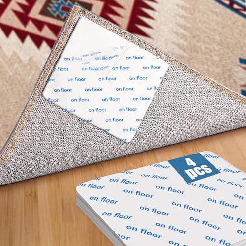 4 Stück Teppichgreifer Antirutschmatte,Teppich Greifer,für Parkettboden Fliesen Waschbarer Wiederverwendbarer Rutschmatte Teppich Anti Rutsch Anti Curling 10x10cm 4 Stück Teppichgreifer Antirutschmatte,Teppich Greifer,für Parkettboden Fliesen Waschbarer Wiederverwendbarer Rutschmatte Teppich Anti Rutsch Anti Curling 10x10cm von TNSOYCA