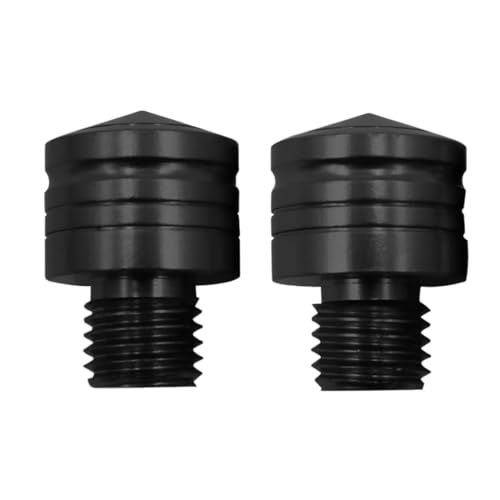 TNSRAY 1 Paar M10 Motorrad Spiegel Stopfen Universal CNC Abdeckung 10mm Blindstopfen Aluminium Anodische Oxidation Schrauben Gewinde Verkleidungsschrauben,1×clockwise, 1×gegen den Uhrzeigersinn von TNSRAY