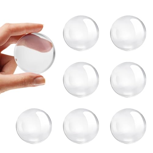 TNSRAY Türpuffer Transparent, 8 Stück Gummipuffer Selbstklebend, Leiser Wandschutz für Türgriff, Gummifüße Selbstklebend, Türstopper Wand Transparent, Türklinken Stopper, Elastikpuffer Transparent von TNSRAY