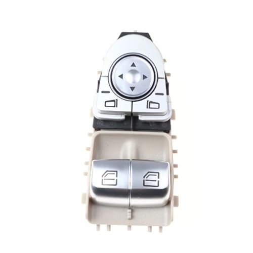 Fensterheberschalter Electric Power Fensterheber Für Benz C-Klasse W205 Für Coupe Vito W447 Elektrischer Hauptfensterschalter(Model A Beige) von TNTGEBFVBG