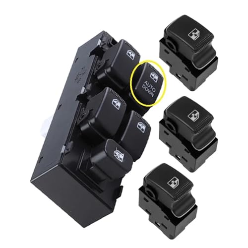 Fensterheberschalter Electric Power Fensterheber Für Hyundai Getz 2003-2010 LHD RHD Master Elektrische Fensterheber Schalter 93570-1C110 93580-1C000WK(RHD set) von TNTGEBFVBG