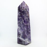 Chevron Amethyst, 7.25", Turm, Spitze, Poliert, Display, Präparat, Edelstein, Mineral, Gestein, #r-2772 von TNTMineCo