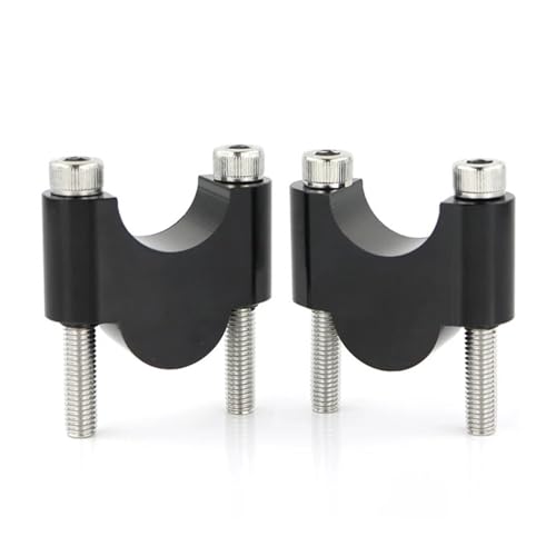 Lenkererhöhung Motorrad Riser Für CB500F Für CB650F Für CB600F Für Hornet 599 Für CB900F Für Hornet 900 Für CB250F 22mm 7/8" Lenkererhöhung CNC Billet(Black Riser 30mm) von TNTVLMVUZ