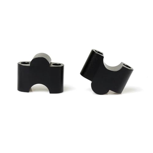 Lenkererhöhung Motorrad Riser Für Für X-300 Motorrad Lenker Riser Bar Clamp Verlängern Lenker Adapter(Silver) von TNTVLMVUZ