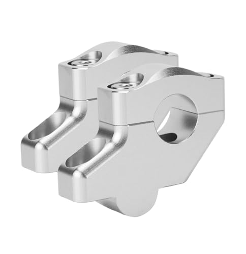 Lenkererhöhung Motorrad Riser Für G310R Für R1150R Für R1150R Für Roadster Für R1200R Motorrad 22mm 7/8 "Lenker Montieren Steigleitungen Offset Verlängern angehoben(Silver) von TNTVLMVUZ