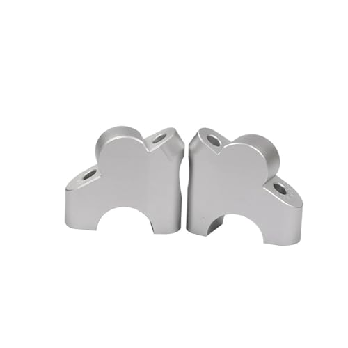 Lenkererhöhung Motorrad Riser Für R1200R 2014 2015 2016 R 1200 R Motorrad Erhöhen Sie die vorderen Lenkererhöhungen nach hinten(Backward Hei-silver) von TNTVLMVUZ