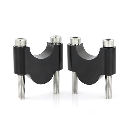 Lenkererhöhung Motorrad Riser Für R1200R Für F800ST Für F700GS F650G Für F650CS Für G650GS Motorradlenkererhöhungen 22mm 7/8" Fat Mount Riser(Black Riser 30mm) von TNTVLMVUZ