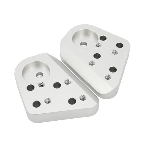 Lenkererhöhung Motorrad Riser Für R1200RT Für R1150RT Für R1100RT Für R1100R R1150R R 1100 1150 1200 RT Motorrad Extender Lenker Riser(Silver) von TNTVLMVUZ