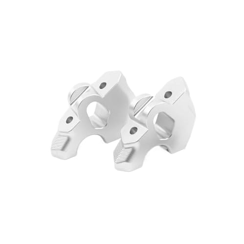 Lenkererhöhung Motorrad Riser Für R1300GS R 1300 GS GS1300 2023 2024 Motorrad Lenker Riser Bar Montieren Griff Bremse kabel Verlängerung Adapter(Silver) von TNTVLMVUZ