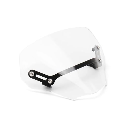 Motorrad Windschild Windschutzscheibe Deflektor Für CB750 Für CB 750 Für HORNET 2023 Motorrad Sport windschutzscheibe Windschutz sonnenblende Deflektor Wind Bildschirm(Transparent) von TNTVLMVUZ