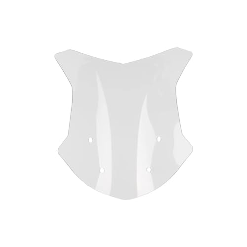 Motorrad Windschild Windschutzscheibe Deflektor Für Für TRK702 702X Für TRK 702X2023 Motorrad Wind Schild Deflektoren Front Glas Windschutzscheibe Windschutz(Transparent 435mm) von TNTVLMVUZ