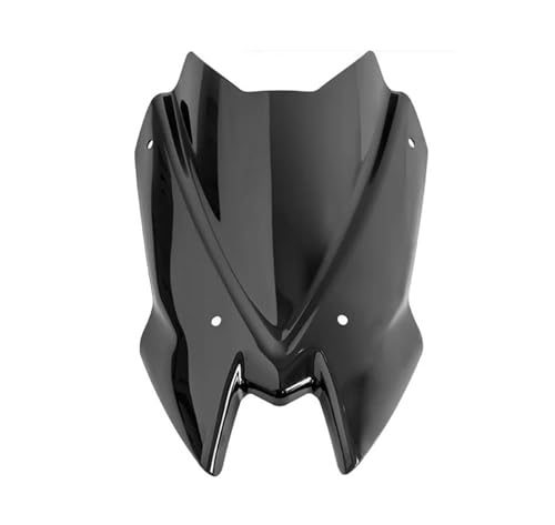 Motorrad Windschild Windschutzscheibe Deflektor Für Für Z650 Für Z-650 2017-2023 Für Z650 Double Bubble Windschutz Schild Bildschirm Visier Parabrisa mit Halterung motorrad(2020-2023-Smoke) von TNTVLMVUZ
