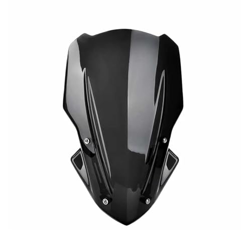 Motorrad Windschild Windschutzscheibe Deflektor Für Für Z900 2017 2018 2019 Für Z 900 Wind Bildschirm Schild Mit Halter Halterung Motorrad Windschutz Windschutz(BK) von TNTVLMVUZ