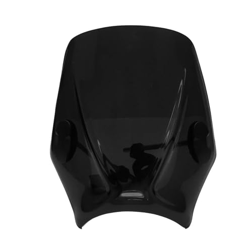 Motorrad Windschild Windschutzscheibe Deflektor Für MT-03 Für MT-07 Für MT-09 Für MT-10 Für FZ-10 Für FZ-09 Für FZ1N Für FZ6 Motorräder Deflektor Bildschirm Motorrad Windschutzscheiben(Zwart) von TNTVLMVUZ