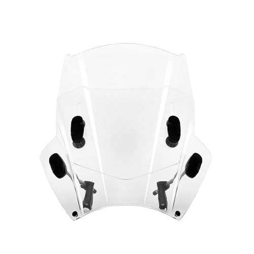 Motorrad Windschild Windschutzscheibe Deflektor Für SVARTPILEN 401 Front Motorrad Windschutzscheibe Windschutz Deflektor Schutz(Adjust Transparent) von TNTVLMVUZ