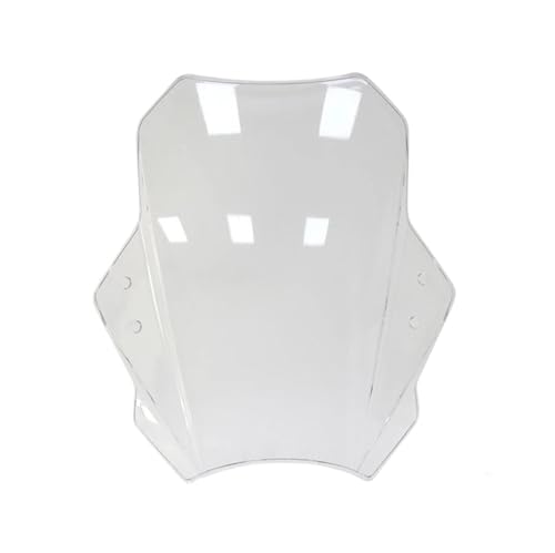 Motorrad Windschild Windschutzscheibe Deflektor Für Universal Motorrad Windschutzscheibe Abdeckungen Bildschirm Rauch Objektiv Motorräder Deflektor(Transparent 22-25mm) von TNTVLMVUZ