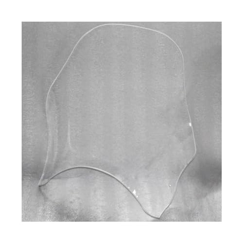 Motorrad Windschild Windschutzscheibe Deflektor Für XJR1300 Für XJR1200 Für XJR400 Bikes Windschutz Glas Motorrad Runde Scheinwerfer Windschutzscheibe Windschutz(Transparent) von TNTVLMVUZ