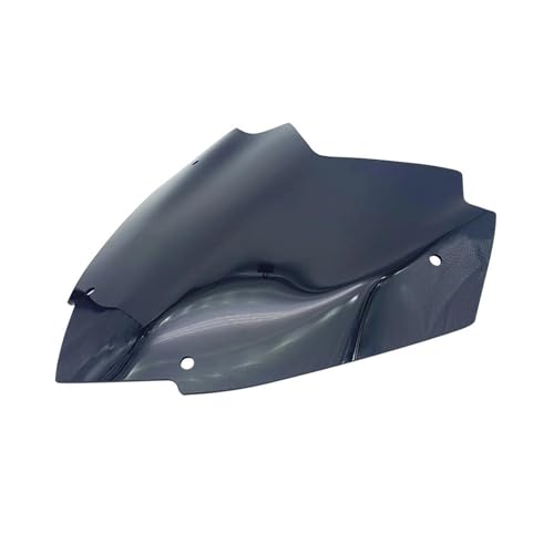 Motorrad Windschild Windschutzscheibe Deflektor Für XMAX300 Für XMAX250 Für XMAX 250 300 2018-2019 Doppel Blase Motorrad Windschutzscheibe Motor Sport Wind Bildschirm Schild visier(Dark Gray) von TNTVLMVUZ
