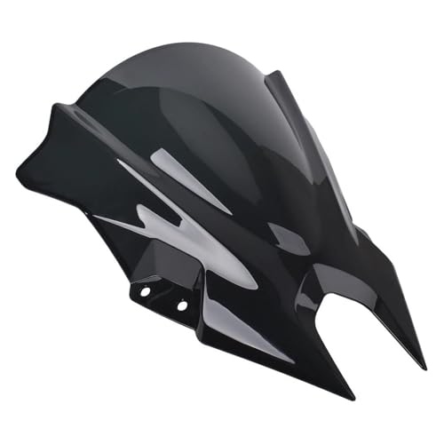 Windschutzscheibe Für Ninja 500 SE Windschutzscheibe Windschutz Motorrad Windabweiser Schild Bildschirm Für Ninja500 2024 2025 Motor Zubehör Windabweiser(Zwart) von TNTVLMVUZ