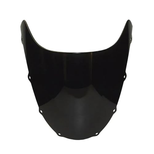 Windschutzscheibe Für Ninja Für ZX-9R Für ZX9R Für ZX 9R 1998 1999 Double Bubble Windschutzscheibe Windschutzscheibe Schild Bildschirm Glas Windabweiser(Zwart) von TNTVLMVUZ