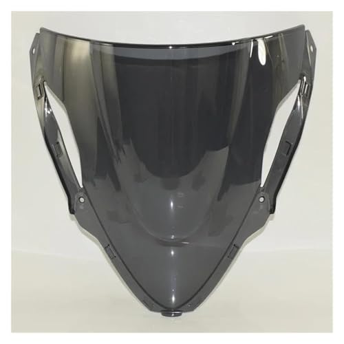 Windschutzscheibe Für ZX-6R ZX-636 Motorrad Windschutzscheibe Windschutzscheibe Windabweiser Schild Bildschirm Visier Glas Für Ninja ZX6R ZX636 2024 2025 Windabweiser(Gray) von TNTVLMVUZ