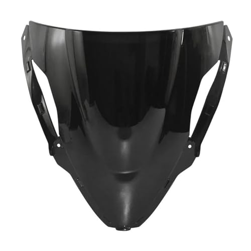 Windschutzscheibe Für ZX-6R ZX-636 Motorrad Windschutzscheibe Windschutzscheibe Windabweiser Schild Bildschirm Visier Glas Für Ninja ZX6R ZX636 2024 2025 Windabweiser(Zwart) von TNTVLMVUZ