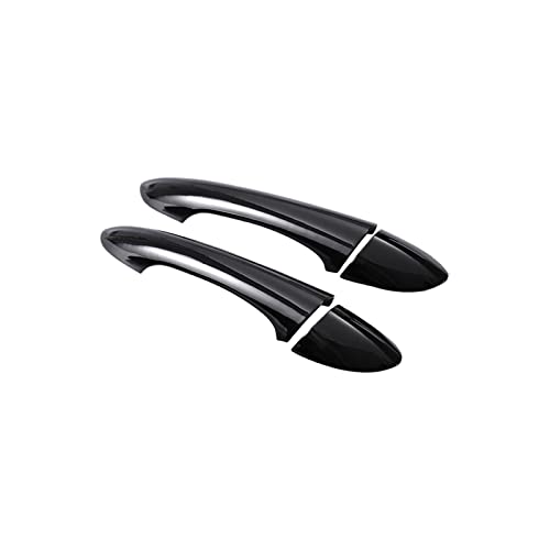 TNVYRFS Autotürgriff für Hyundai für Sonata 2011 2012 2013 2014 Schwarz ABS 1 Set Auto Außentürgriff Abdeckungen Zierleisten mit Smart Key Hole Griff Abdeckungen Trim von TNVYRFS
