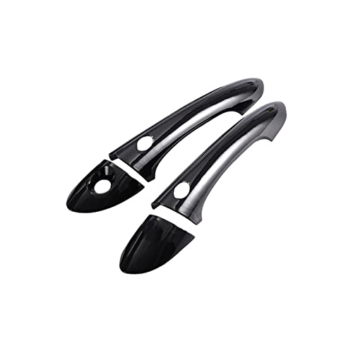 TNVYRFS Autotürgriff für Hyundai für Sonata 2011 2012 2013 2014 Schwarz ABS 1 Set Auto Außentürgriff Abdeckungen Zierleisten mit Smart Key Hole Griff Abdeckungen Trim von TNVYRFS