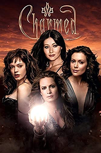 TNXEV 5D-Diamant-Malerei-Set zum Selbermachen für Erwachsene, Diamantmalerei, Poster der Fernsehsendung „Charmed“, nach Zahlen, Set mit vollständigem Bohrer, Kristall-Strass-Stickerei, 50 x 60 cm von TNXEV