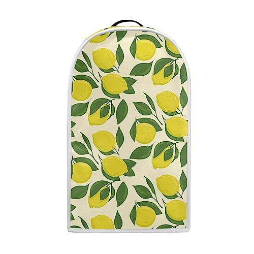 TOADDMOS Gelbe Zitronen-Druck-Mixer-Abdeckung,Mixer-Abdeckungen für Küche,Fingerabdruck-Schutzabdeckung für Standmixer oder Kaffeemaschine von TOADDMOS