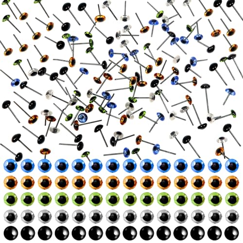 TOAOB 100 Stück Glas Augen Puppenaugen Mehrfarbig 4 mm Rund Plug in Metallnagel für Puppenherstellung TOAOB 100 Stück Glas Augen Puppenaugen Mehrfarbig 4 mm Rund Plug in Metallnagel für Puppenherstellung von TOAOB THE ONE AND ONLY BABY