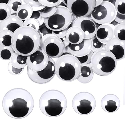 TOAOB 100 Stück Selbstklebend Wackelaugen Runde Schwarz Weiß 25mm bis 40mm Kunststoff Augen für Scrapbooking Kunsthandwerk Zubehör TOAOB 100 Stück Selbstklebend Wackelaugen Runde Schwarz Weiß 25mm bis 40mm Kunststoff Augen für Scrapbooking Kunsthandwerk Zubehör von TOAOB THE ONE AND ONLY BABY