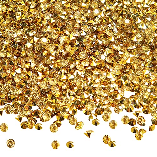 TOAOB 12000 Stück 3 mm Gold Acryl Kristalle Diamanten Tischstreuer Konfetti Klare Strasssteine für Tischdekoration Hochzeit Braut Dekoration Vasenperlen TOAOB 12000 Stück 3 mm Gold Acryl Kristalle Diamanten Tischstreuer Konfetti Klare Strasssteine für Tischdekoration Hochzeit Braut Dekoration Vasenperlen von TOAOB THE ONE AND ONLY BABY