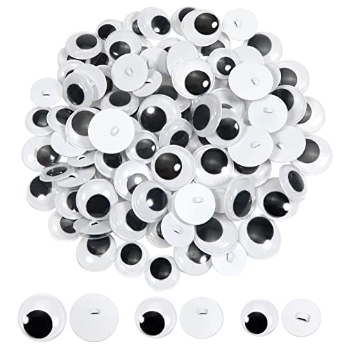 TOAOB 180 Stück Wackelaugen Knopfaugen zum Annähen 15mm 18mm 20mm Kunststoff Wiggle Googly Eyes Runde Schwarz Puppeaugen Sicherheits Augen für Häkeltiere Plüschpuppen Strickpuppen TOAOB 180 Stück Wackelaugen Knopfaugen zum Annähen 15mm 18mm 20mm Kunststoff Wiggle Googly Eyes Runde Schwarz Puppeaugen Sicherheits Augen für Häkeltiere Plüschpuppen Strickpuppen von TOAOB THE ONE AND ONLY BABY